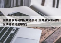 国内最多专利的区块链公司[国内最多专利的区块链公司是哪家]